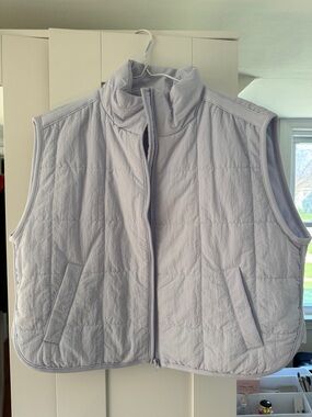 Thread & Supply Light Lavender Quilted Puffer Vest